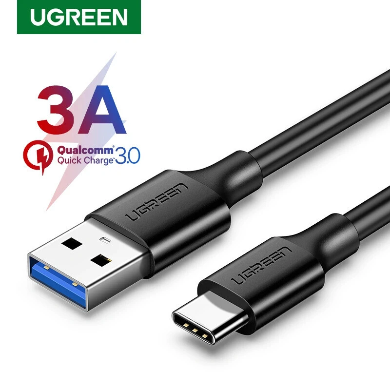 کابل تایپ سی فست شارژ 15 وات یوگرین US184-20882 طول 1 متر