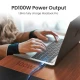 کابل دو سر تایپ سی فست شارژ 100 وات یوگرین US334-70643 یکسر L طول 1 متر