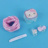 ست محافظ کابل و کلگی شارژر آیفون طرح Kitty کد 2