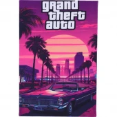 تابلو شاسی طرح GTA VI سایز 20*30 سانتی متر کد 3