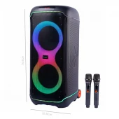 اسپیکر چمدانی بلوتوثی برودو BTS-2368 + میکروفون