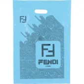 نایلون دسته دار طرح Fendi سایز 50*35 سانتی متر بسته 1 کیلویی