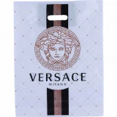 نایلون دسته دار دسته تقویتی طرح Versace سایز 45*35 سانتی متر بسته 1 کیلویی