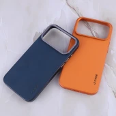 قاب چرمی J-Case دور محافظ لنز متال