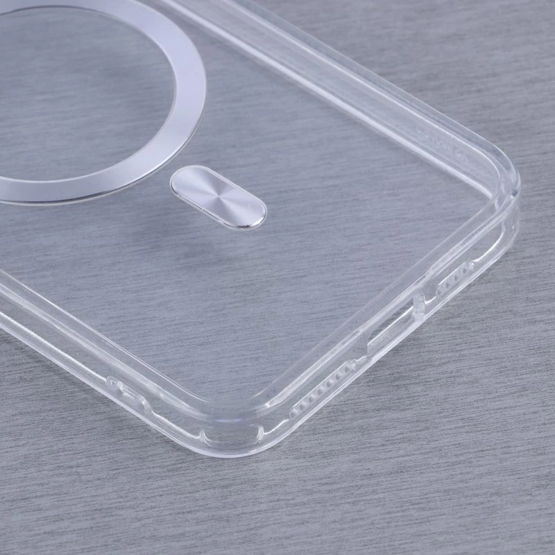 قاب ژله ای مگ سیف آیفون iPhone X / XS دور محافظ لنز متال