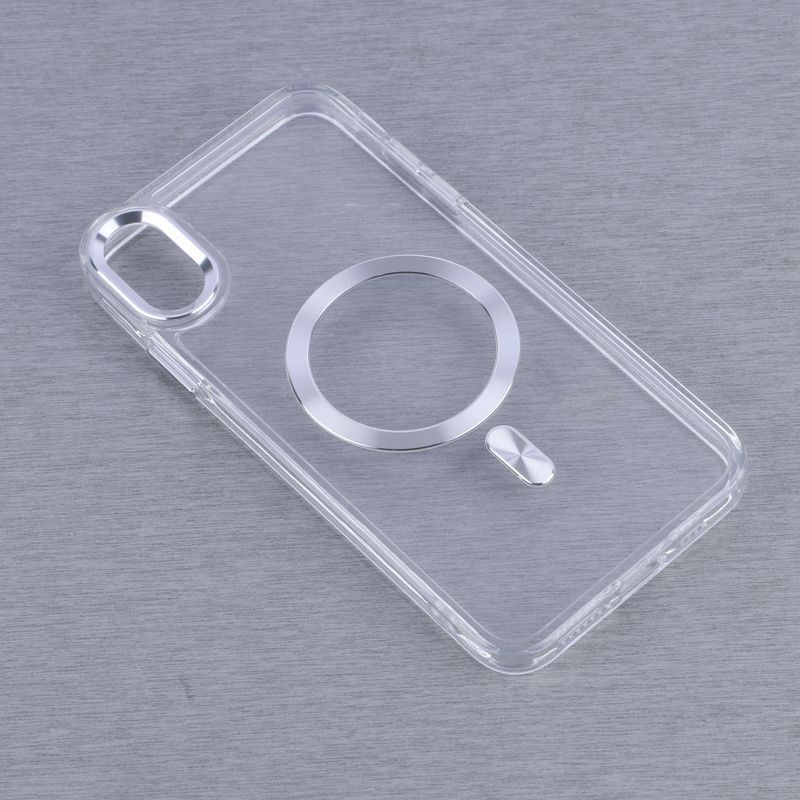 قاب ژله ای مگ سیف آیفون iPhone X / XS دور محافظ لنز متال