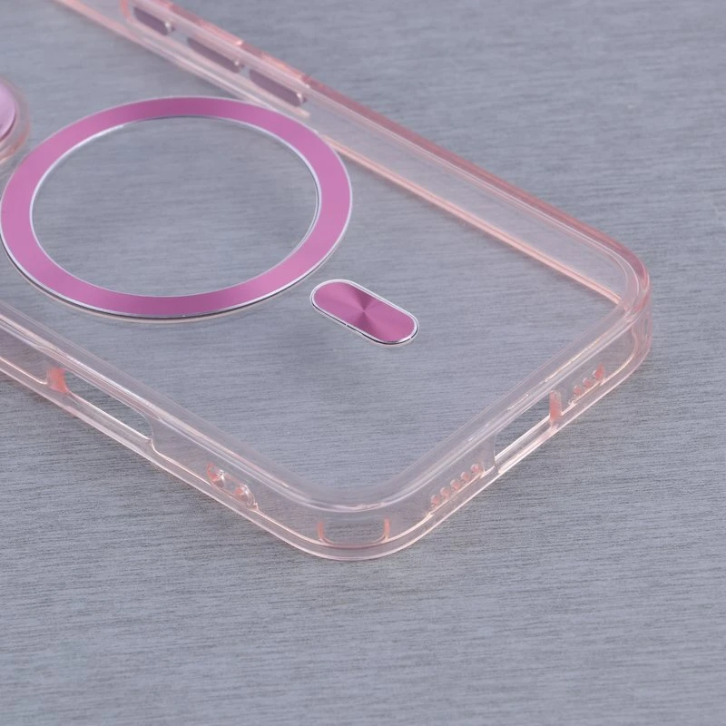قاب ژله ای مگ سیف آیفون iPhone 16 دور محافظ لنز متال