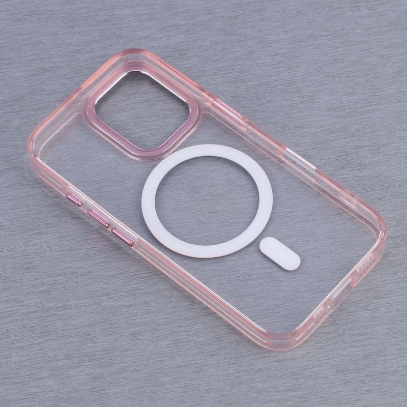 قاب ژله ای مگ سیف آیفون iPhone 16 دور محافظ لنز متال