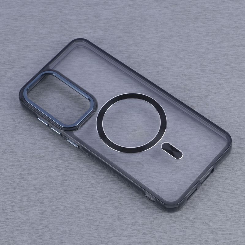 قاب ژله ای مگ سیف سامسونگ Galaxy S25 FE دور محافظ لنز متال