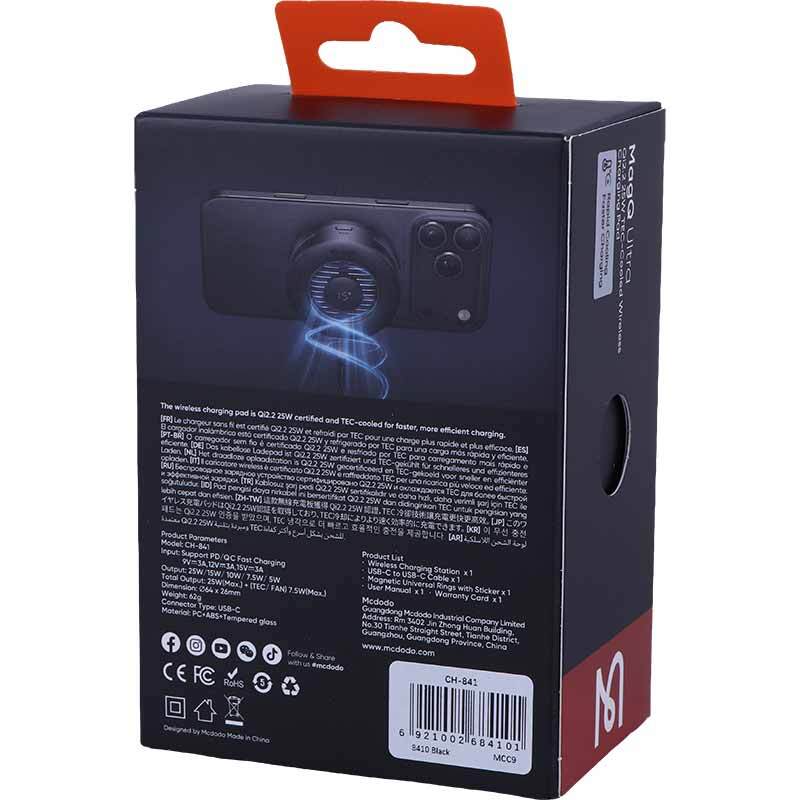 شارژر بی سیم فست شارژ 25 وات مک دودو MagQ Ultra CH-841