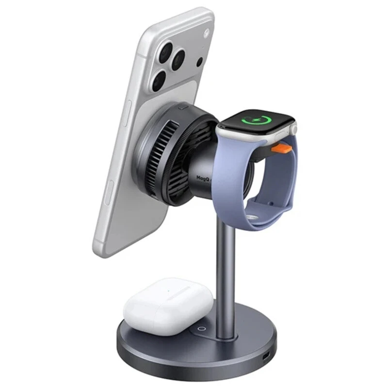 شارژر بی سیم و استند رومیزی مک دودو MagQ Ultra CH-617 25W