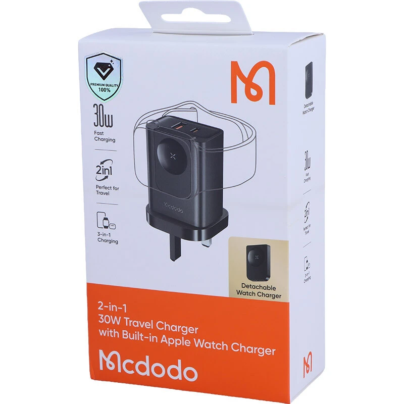 شارژر دیواری 30 وات مک دودو CH-398 PD 3A