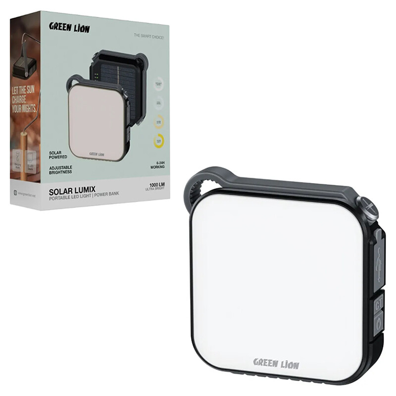 چراغ اضطراری شارژی خورشیدی گرین لاین Solar Lumix GL-FL7