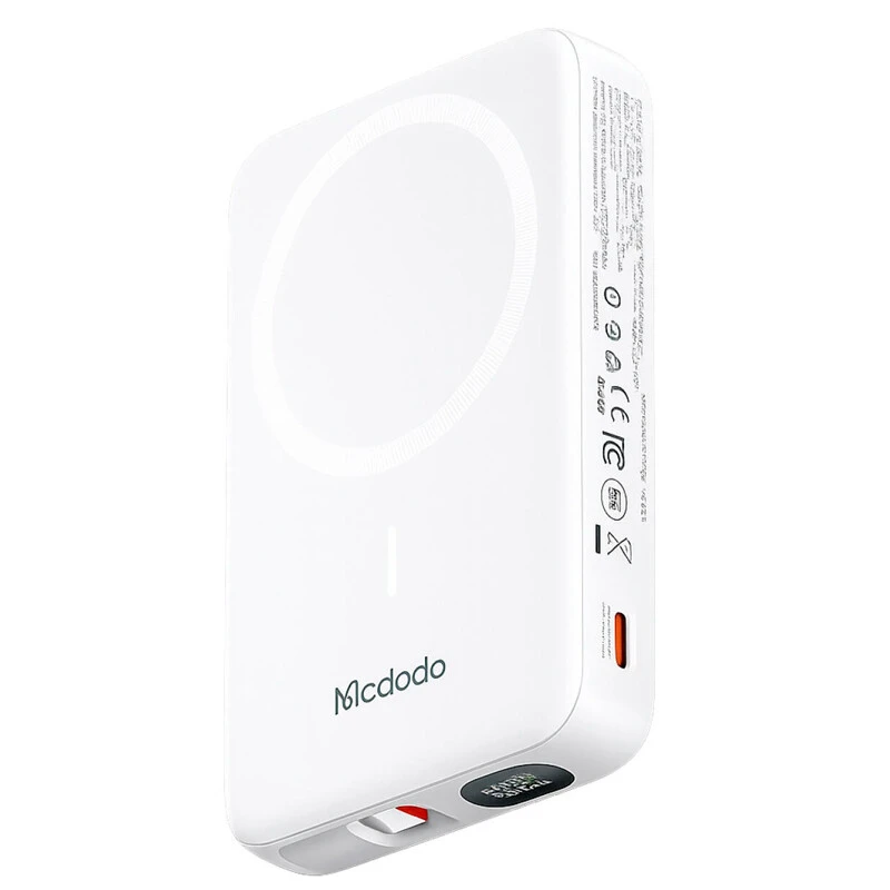 پاور بانک بی سیم فست شارژ مک دودو UniPower MC-865 PD 22.5W ظرفیت 10000 میلی آمپر ساعت