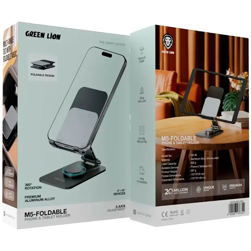 هولدر رومیزی گرین لاین M5-Foldable GX-46 GNGX46HLXBK