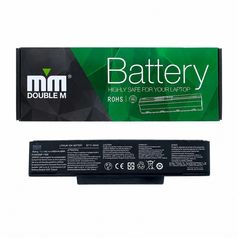 خرید و قیمت باتری لپ تاپ ام اس آی GE600 BTY-M66 6Cell