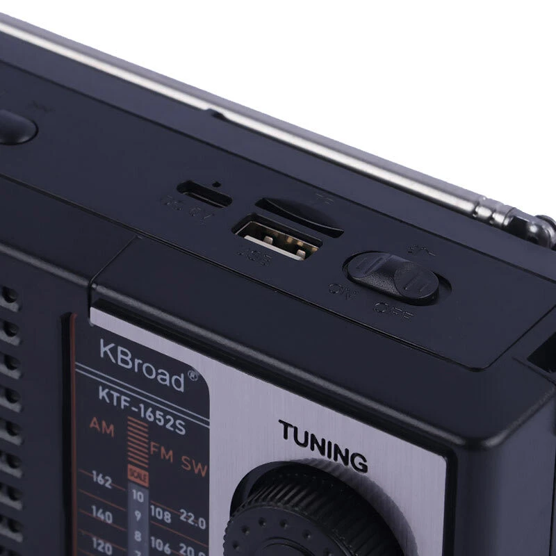 رادیو اسپیکر بلوتوثی خورشیدی کی برود KTF-1652S
