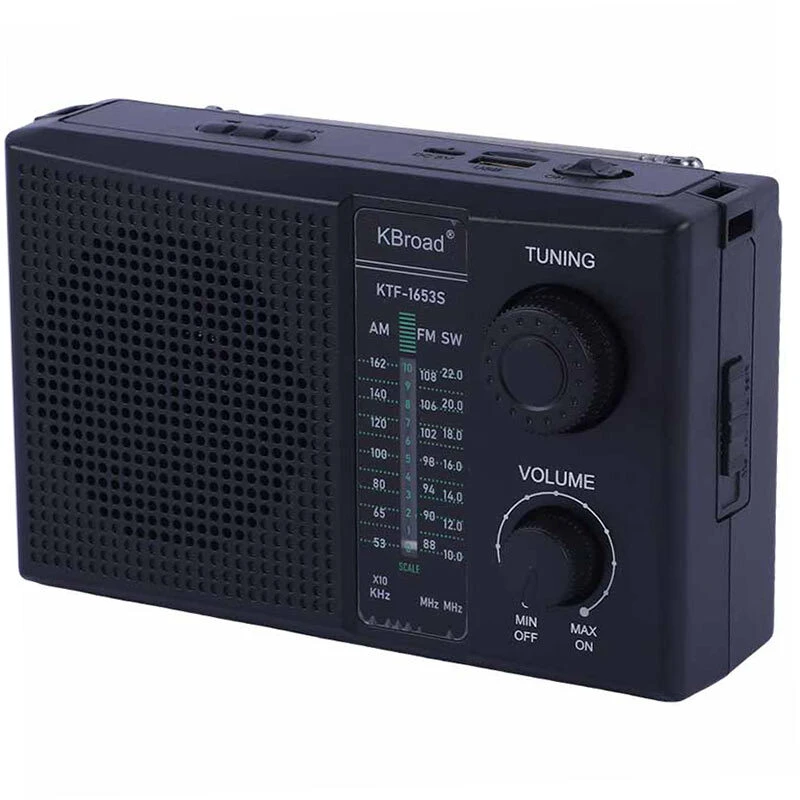 رادیو اسپیکر بلوتوثی خورشیدی کی برود KTF-1653S