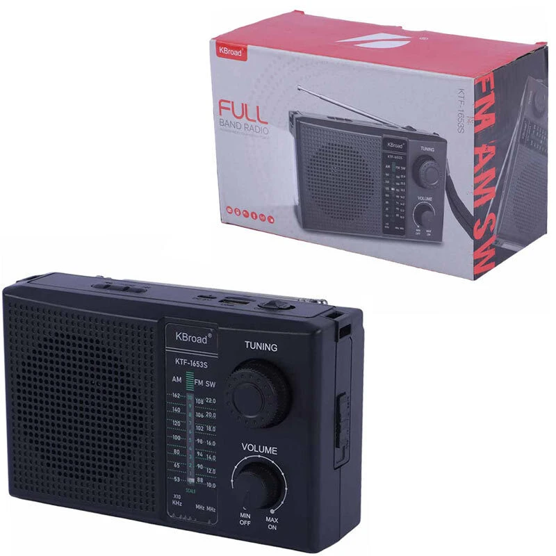 رادیو اسپیکر بلوتوثی خورشیدی کی برود KTF-1653S