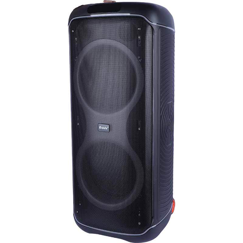 اسپیکر چمدانی بلوتوثی برودو BTS-2496 + میکروفون