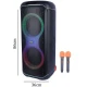 اسپیکر چمدانی بلوتوثی برودو BTS-2496 + میکروفون