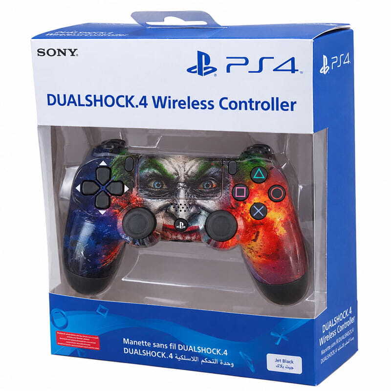 دسته بازی بی سیم SONY PlayStation 4 DualShock 4 High Copy طرح Joker