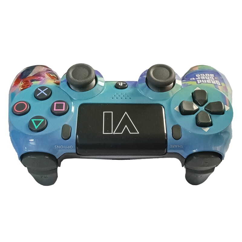 دسته بازی بی سیم SONY PlayStation 4 DualShock 4 High Copy طرح GTA VI کد 4