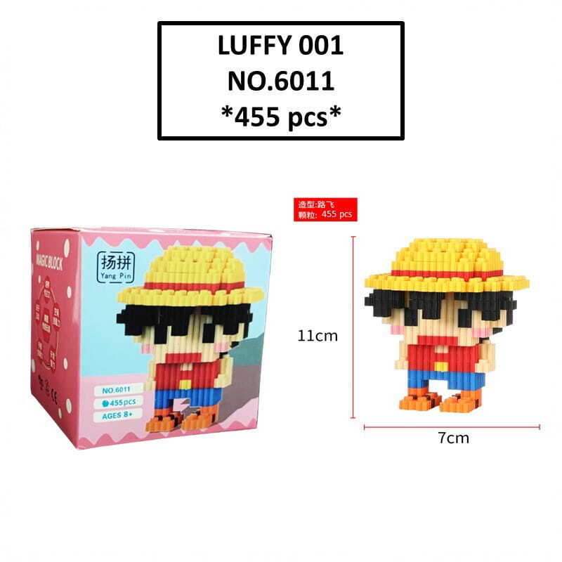 لگو لوفی وان پیس 455 تکه Magic Blocks 6011