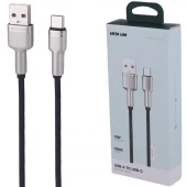 کابل تایپ سی فست شارژ 18 وات گرین لاین GN18BRU2CBK طول 1 متر
