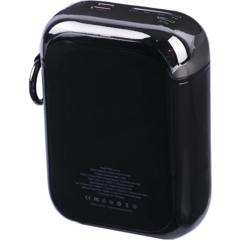 پاور بانک فست شارژ پاورولوژی Bahamas PPBCHA104 PD 22.5W ظرفیت 20000 میلی آمپر ساعت