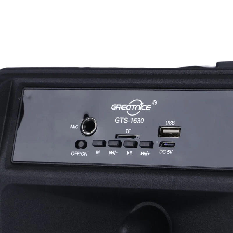 اسپیکر چمدانی بلوتوثی گریت نایس GTS-1630 + میکروفون