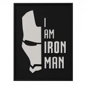 تابلو شاسی طرح Iron Man سایز 30*40 سانتی متر کد 1