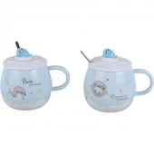 ماگ سرامیکی دلفین خوابیده درب دار کد SM100