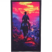 تابلو شاسی طرح Red Dead Redemption سایز 34*60 سانتی متر