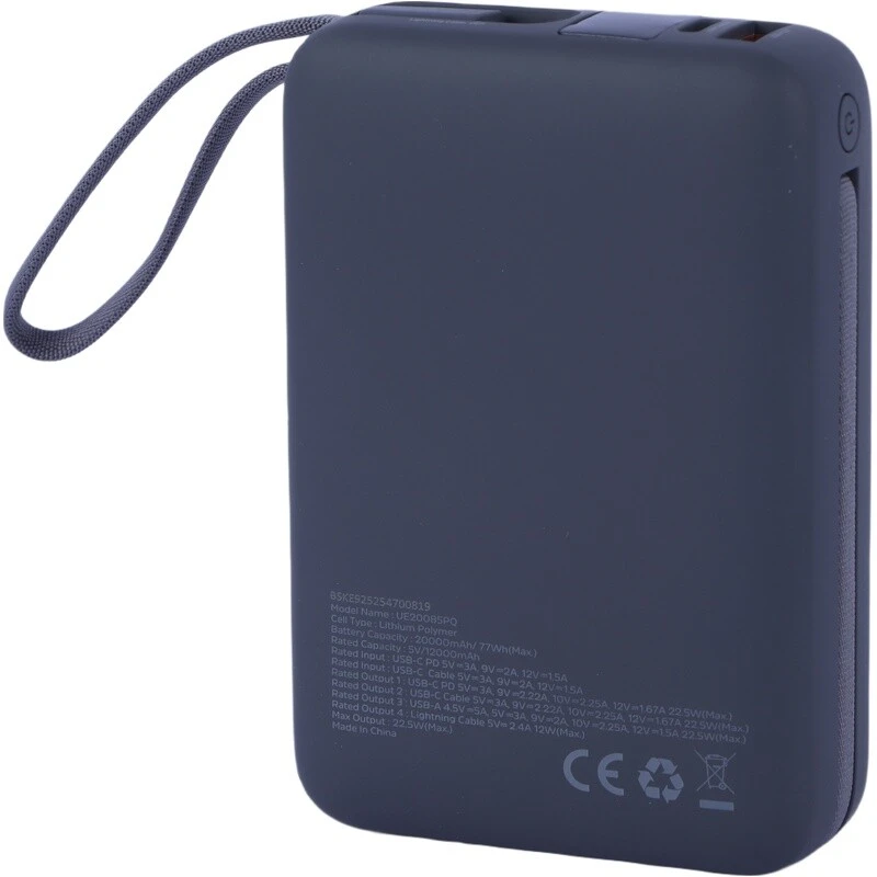 پاور بانک فست شارژ انرجایزر Ultimate UE20085PQ PD 22.5W ظرفیت 20000 میلی آمپر ساعت