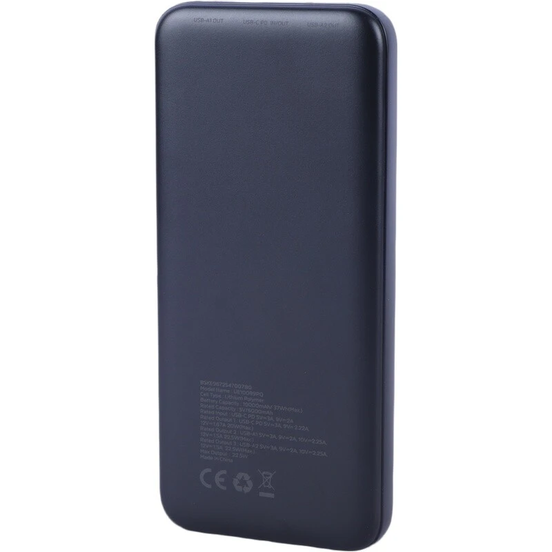 پاور بانک فست شارژ انرجایزر UE10089PQ QC3.0 PD3.0 22.5W ظرفیت 10000 میلی آمپر ساعت