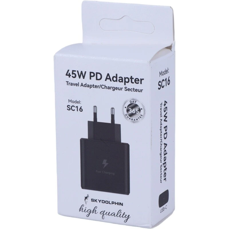 شارژر دیواری 45 وات اسکای دلفین SC16 PD 3A