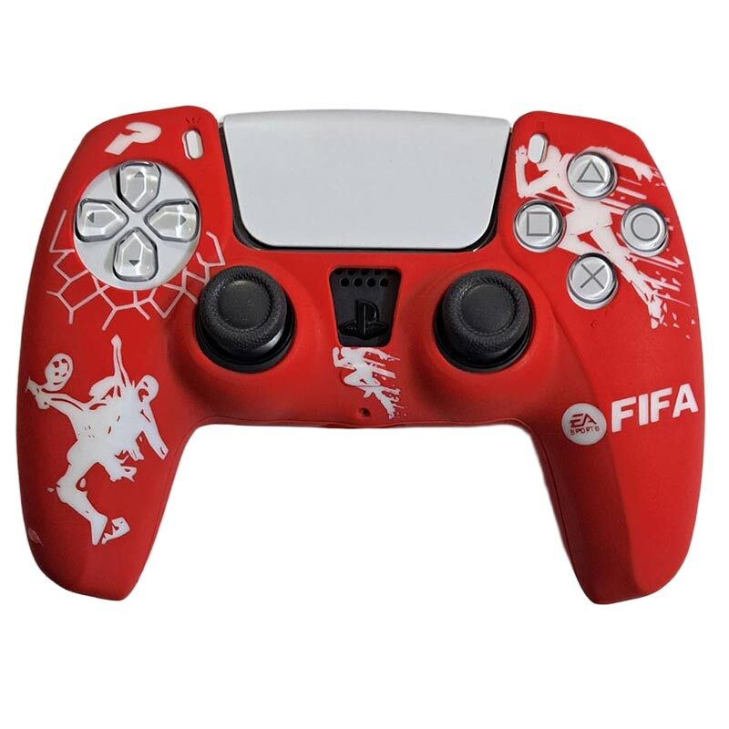 قیمت و خرید روکش دسته بازی PS5 طرح FIFA زمینه قرمز