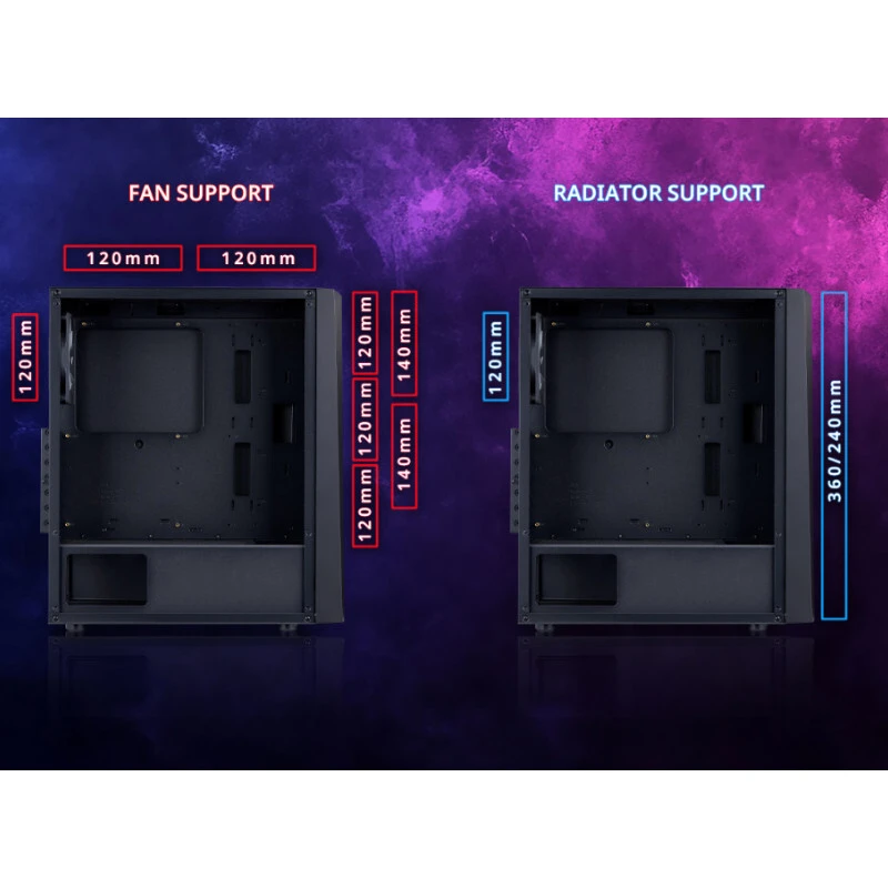 کیس کامپیوتر ایکس پی جی LANDER 500