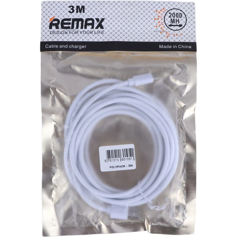 کابل میکرو یو اس بی ریمکس Polypack طول 3 متر