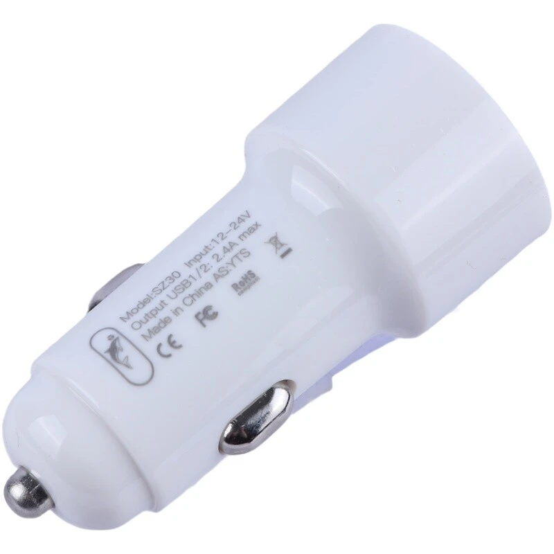 شارژر فندکی 12 وات اسکای دلفین SZ30V + کابل میکرو یو اس بی