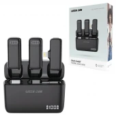 میکروفون یقه ای بی سیم دوتایی گرین لاین Duo Cast GNDCTWMICLG Lightning