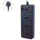 چند راهی 4 خانه گرین لاین GS-700 GNGS700PSTI با کابل 2 متری + شارژر USB و Type-C