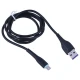 کابل میکرو یو اس بی فست شارژ 3 آمپر اسکای دلفین S48V طول 1 متر
