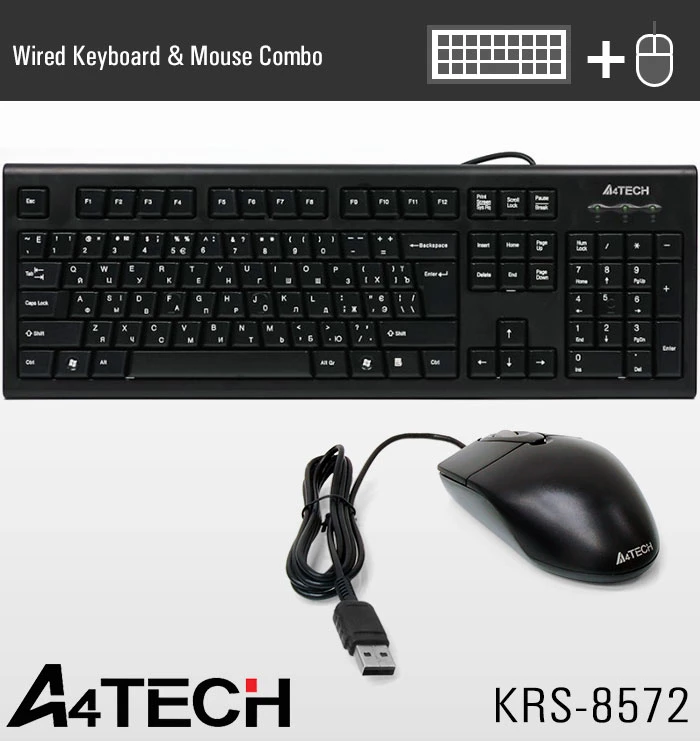کیبورد و موس ای فورتک KRS-8572