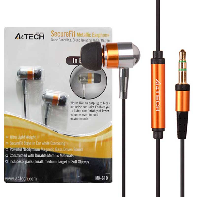 ایرفون ایفورتک A4TECH MK-610 + گارانتی