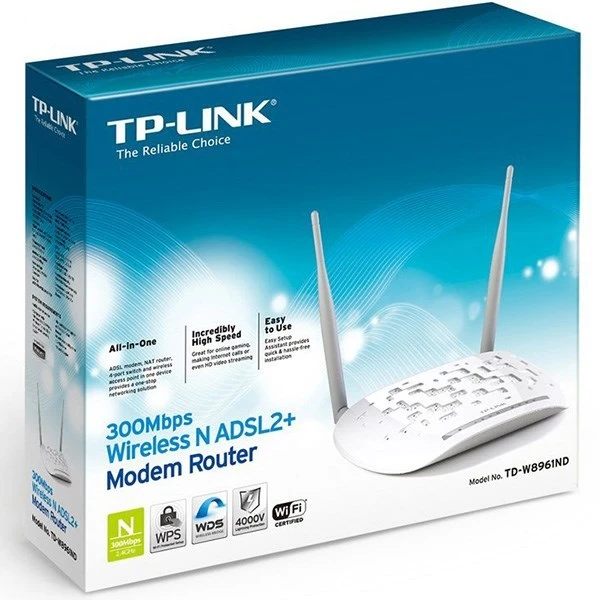 مودم روتر +ADSL2 تی پی لینک TD-W8961ND