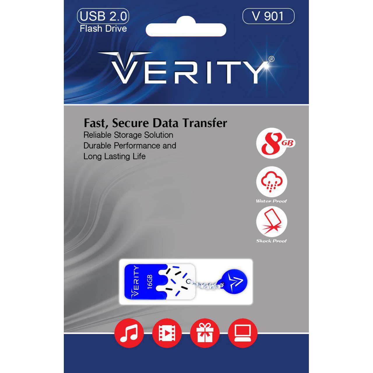 فلش 8 گیگ وریتی VERITY V901