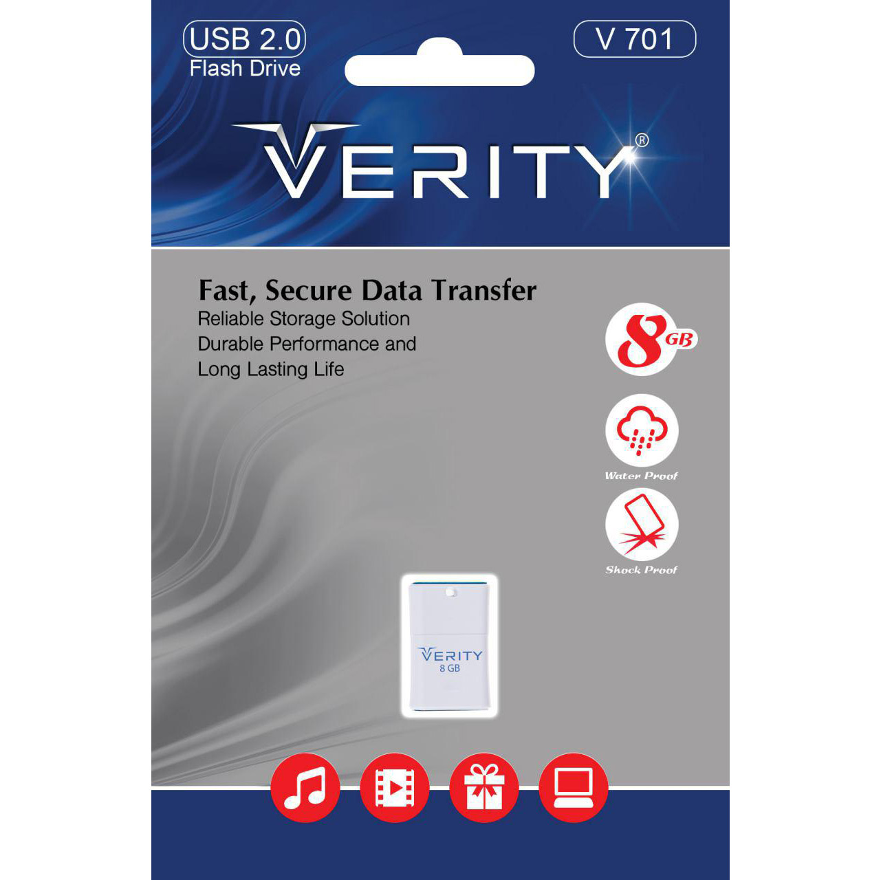 فلش 8 گیگ وریتی VERITY V701