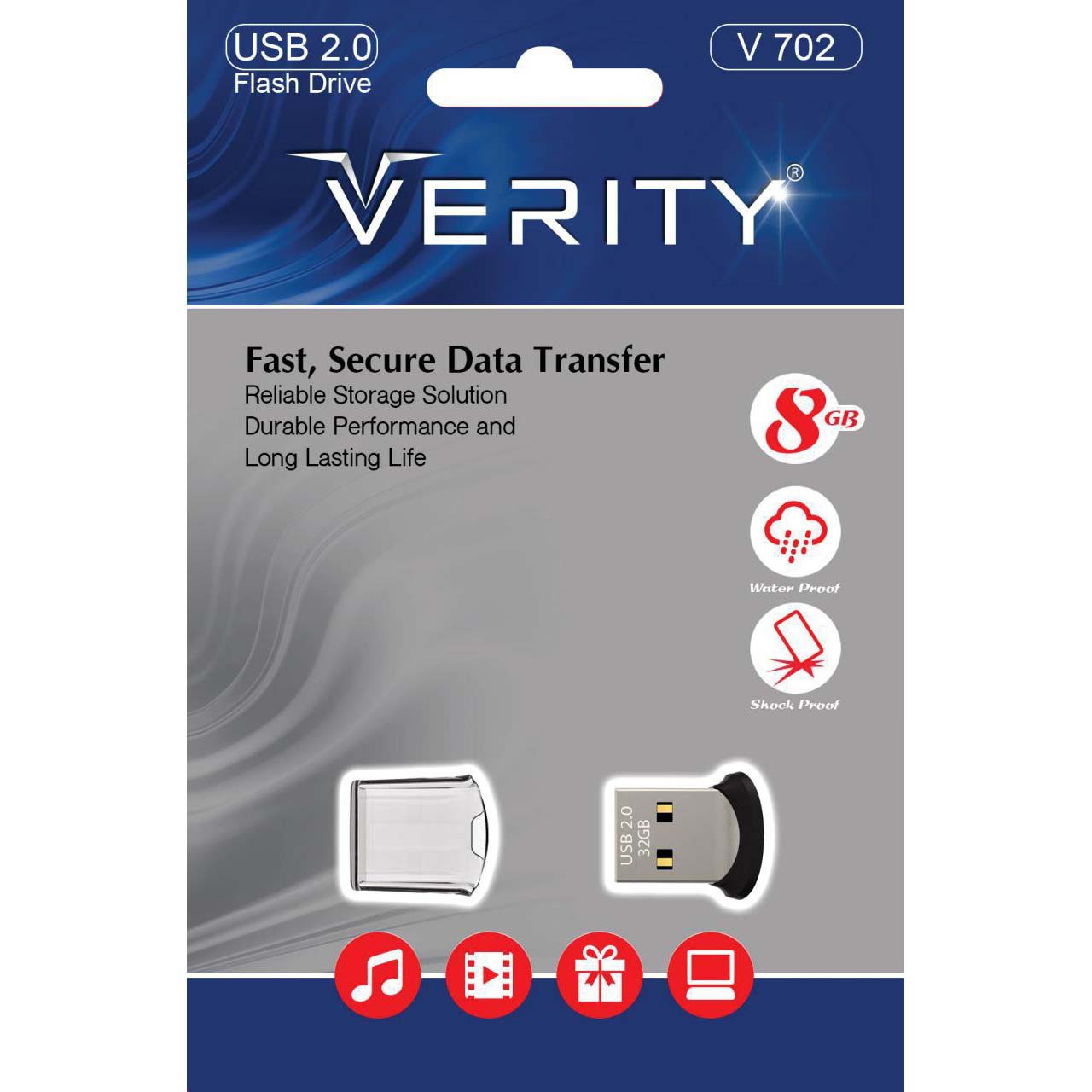 فلش 8 گیگ وریتی VERITY V702